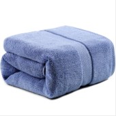 三利 长绒棉 加厚大浴巾 80×160cm A类标准 男女同款 800克/条 绀蓝色/浅灰色/薄墨色 可选