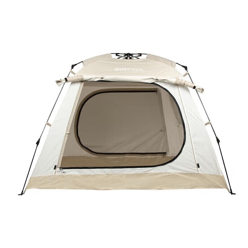 迪卡侬（DECATHLON）帐篷加厚遮阳遮雨登山装备大空间防蚊全自动速开双人4人QUNC2022升级款天幕遮阳蓬（自带杆） 4537897